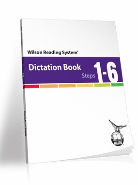 Wilson Dictation Book Steps 1-6 — Purple Band with Rainbow Tabs